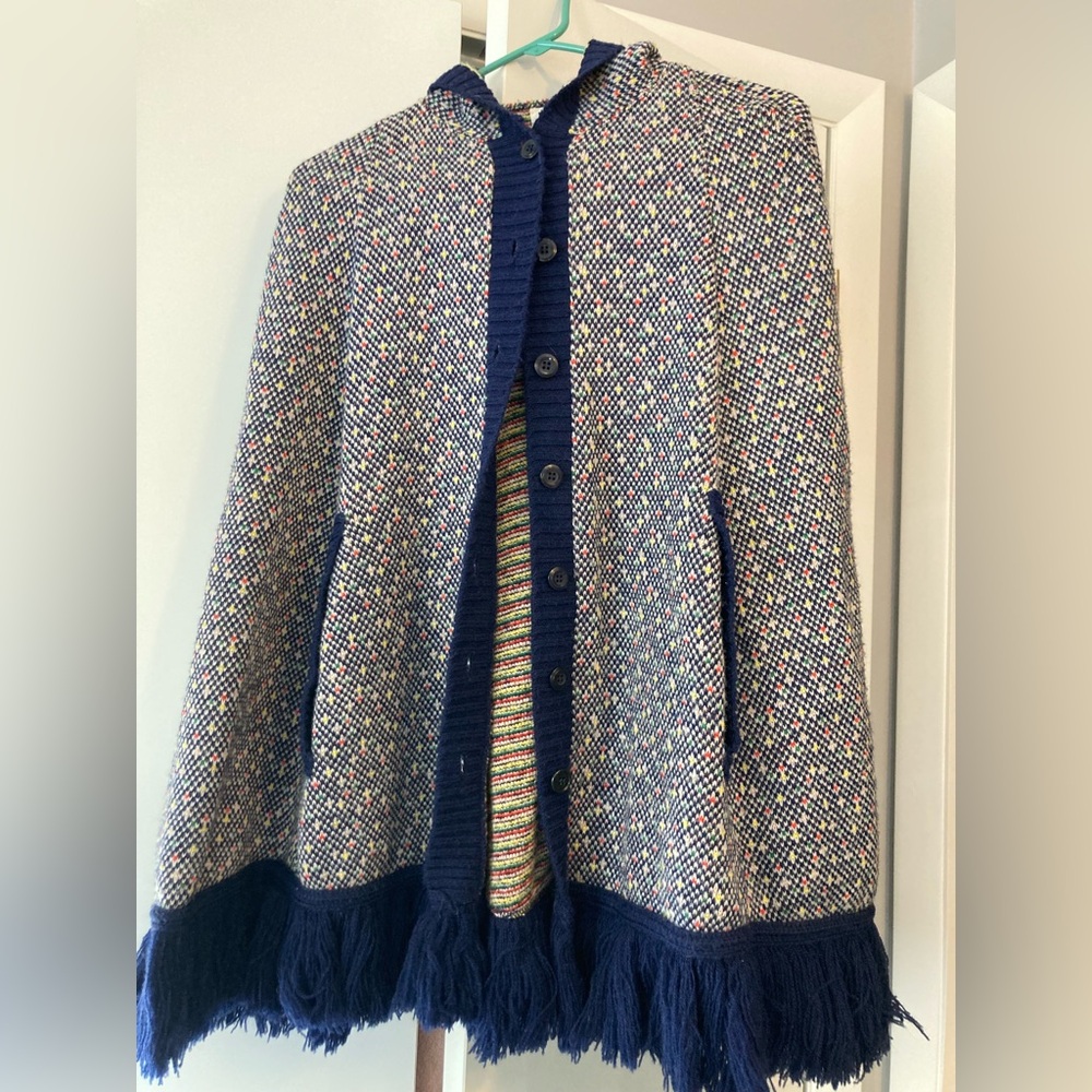 Vintage patterned cape